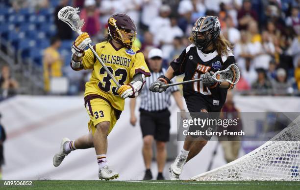 Carson Kalama of the Salisbury Sea Gulls during the Division III Men's Lacrosse Championship held at Gillette Stadium on May 28, 2017 in Foxboro,...