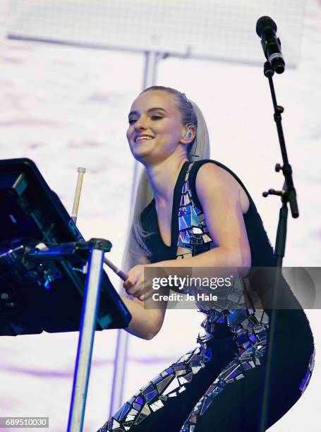 Grace Chatto and Clean Bandit perform on stage on Day 2 of BBC Radio 1's Big Weekend 2017 at Burton Constable Hall on May 28, 2017 in Hull, United...