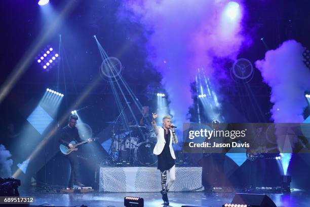 Colton Dixon performs onstage at the 5th Annual KLOVE Fan Awards at The Grand Ole Opry on May 28, 2017 in Nashville, Tennessee.