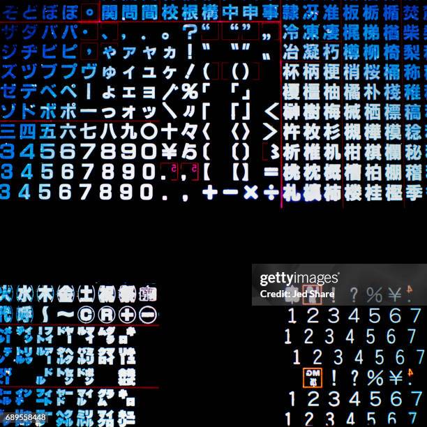 80s Typesetting Custom Lettering Tools Grooved Rods 80s Script Font Photos and Premium High Res Pictures - Getty Images