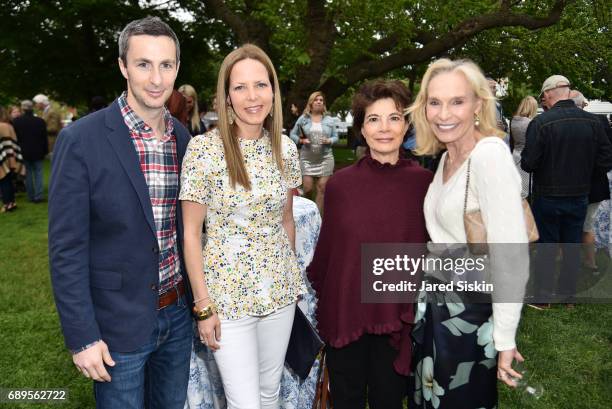 Michael Katz, Bridget Fitzgerald, Berry Capolino and Barbara McEntee attend the Jean Shafiroff and Jonathan McCann Host Southampton Animal Shelter at...