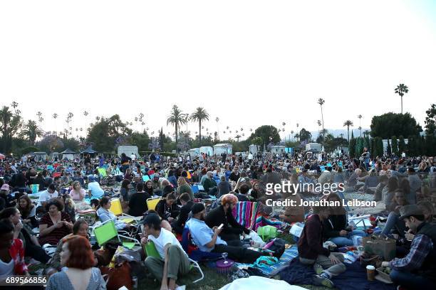 General view of atmosphere at the Cinespia Presents "Clueless" At The Hollywood Forever Cemetery at Hollywood Forever on May 28, 2017 in Hollywood,...