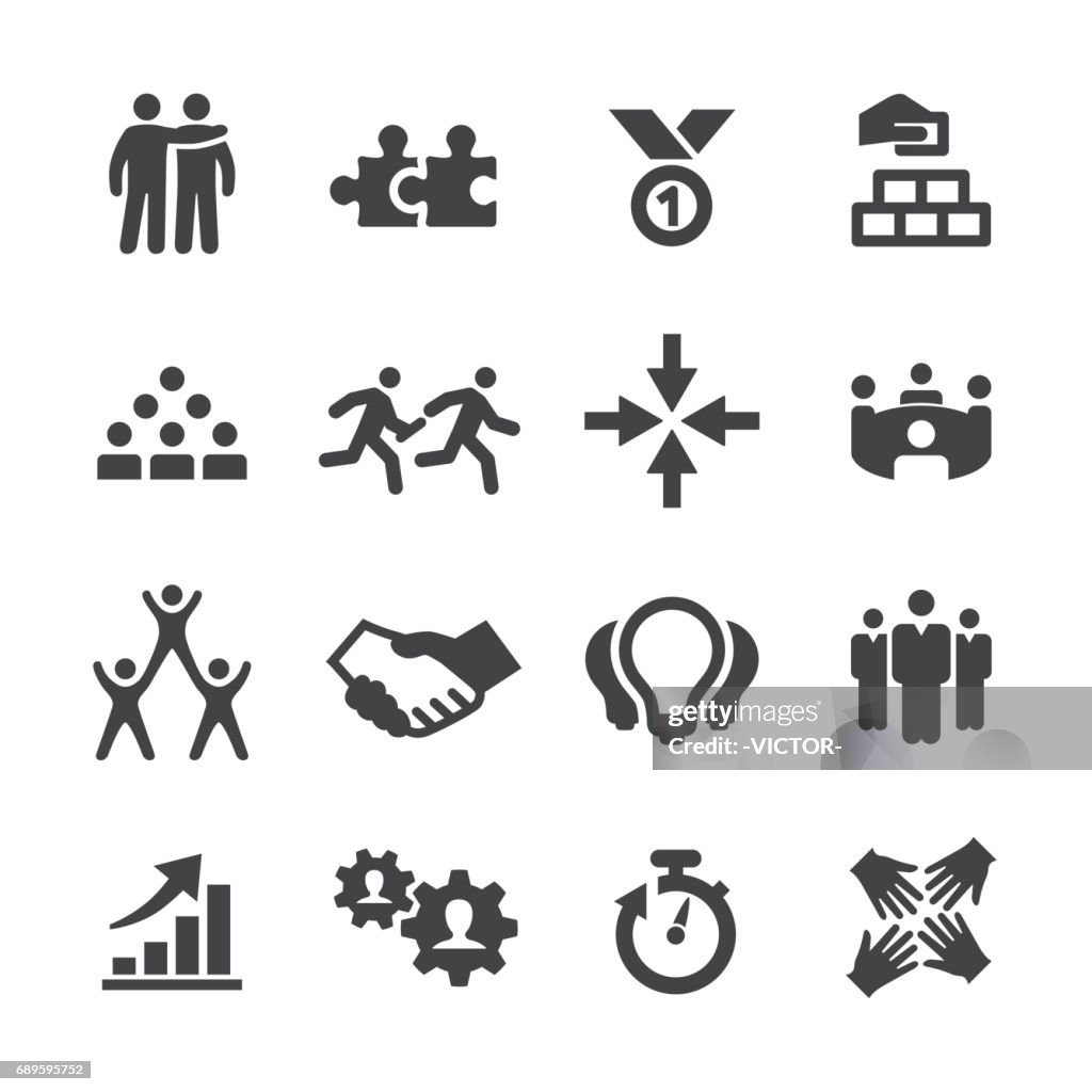 Business Teamwork Icons - Acme Series