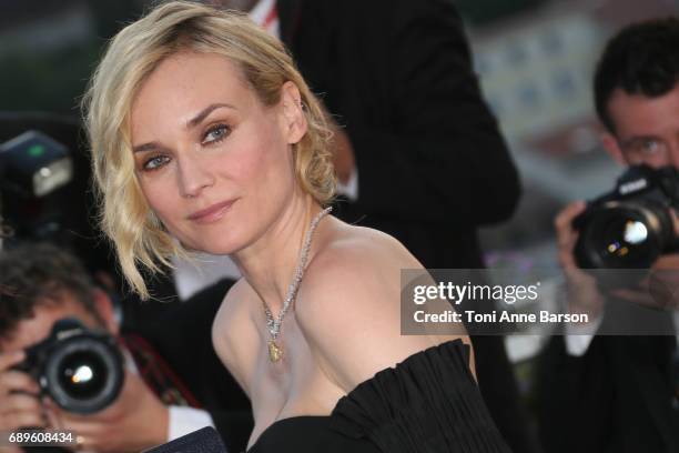 Actress Diane Kruger, who won the award for best actress for her part in the movie 'In The Fade' , attends the winners photocall during the 70th...