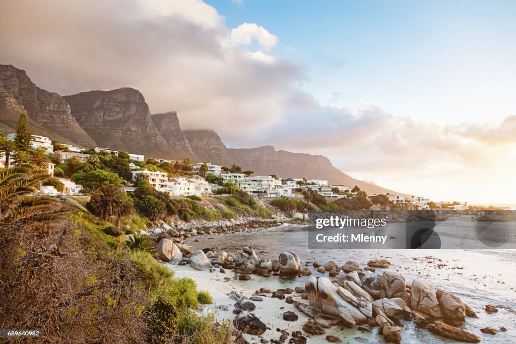 Camps Bay Sunset Twilight Cape Town South Africa