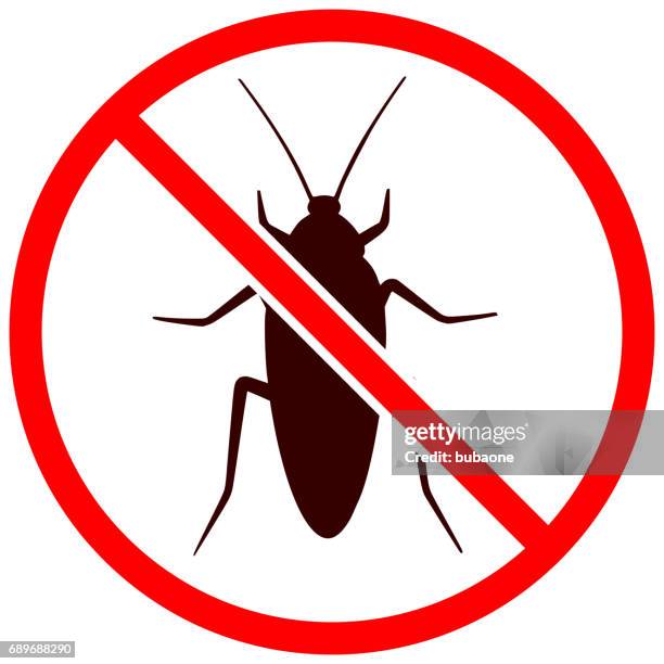 no roaches - crawling icon stock illustrations