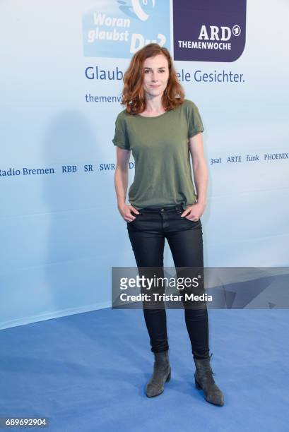 Karin Hanczewski during the ARD Themenwoche 2017 'Woran glaubst Du?' at Soho House on May 29, 2017 in Berlin, Germany.