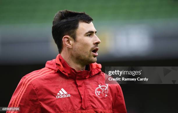 Dublin , Ireland - 27 May 2017; Munster technical coach Felix Jones during the Guinness PRO12 Final between Munster and Scarlets at the Aviva Stadium...