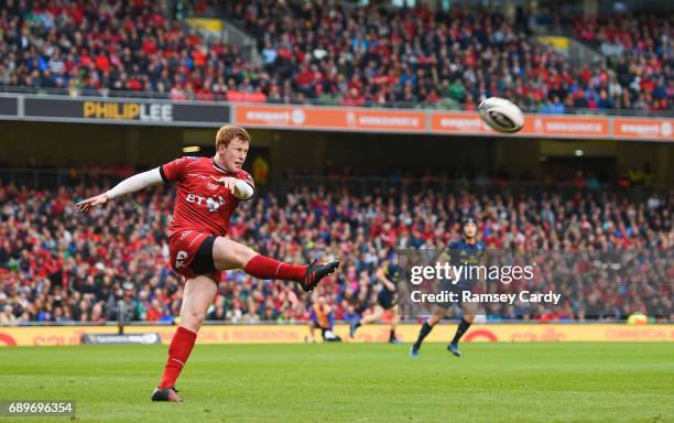 Dublin , Ireland - 27 May 2017; Rhys Patchell of Scarlets during the Guinness PRO12 Final between Munster and Scarlets at the Aviva Stadium in Dublin.