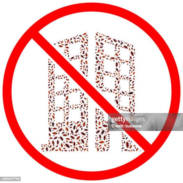 building cockroach vector icon pattern - tiny apartment stock illustrations