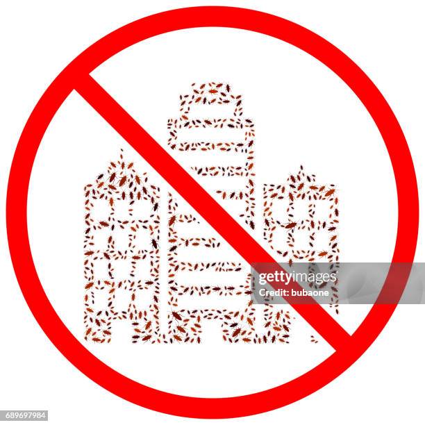 building cockroach vector icon pattern - tiny apartment stock illustrations
