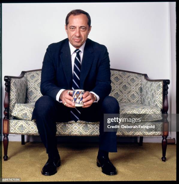 Deborah Feingold/Corbis via Getty Images) NEW YORK Governor of New York and Democratic politician Mario Cuomo poses for a portrait in 1985 in New...