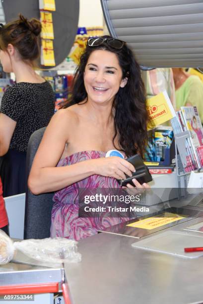 Mariella Ahrens during 'Deutschland rundet auf' Charity Event in Berlin on May 29, 2017 in Berlin, Germany.