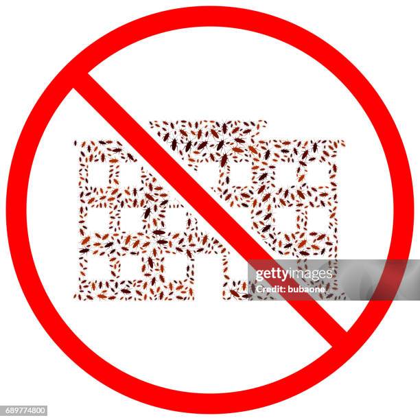building cockroach vector icon pattern - tiny apartment stock illustrations