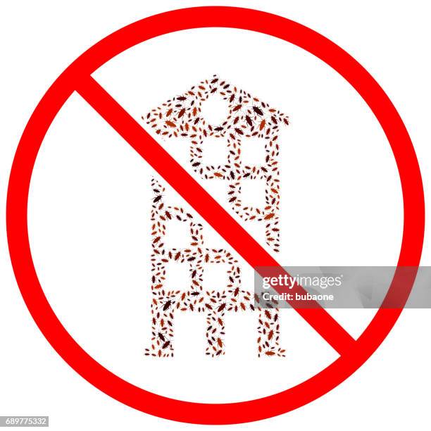 building cockroach vector icon pattern - tiny apartment stock illustrations