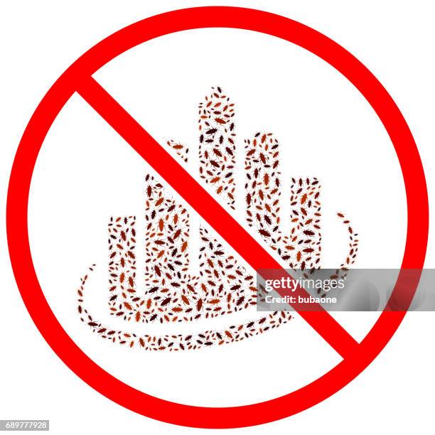 cityscape buildings cockroach vector icon pattern - infestation stock illustrations