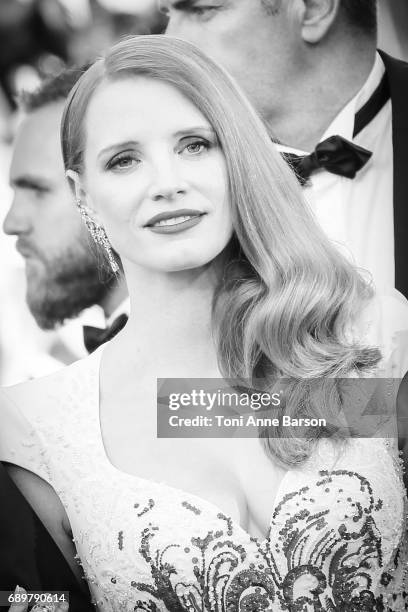 Jessica Chastain attends the Closing Ceremony during the 70th annual Cannes Film Festival at Palais des Festivals on May 28, 2017 in Cannes, France.