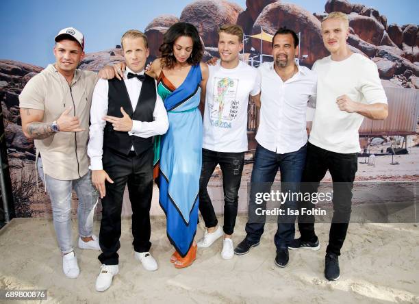 German presenter Oliver Pocher, German singer Pietro Lombardi, Lilly Becker, German actor Raul Richter, former DDR soccer player Ulf Kirsten and...