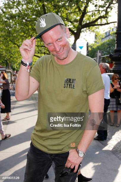 Influencer and actor Daniel Termann attends the 'Global Gladiators' exclusive preview at Astor Film Lounge on May 29, 2017 in Berlin, Germany.