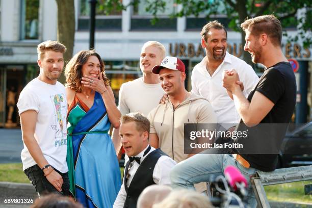 German actor Raul Richter, model Mario Galla, Lilly Becker, German presenter Oliver Pocher, German singer Pietro Lombardi, former DDR soccer player...