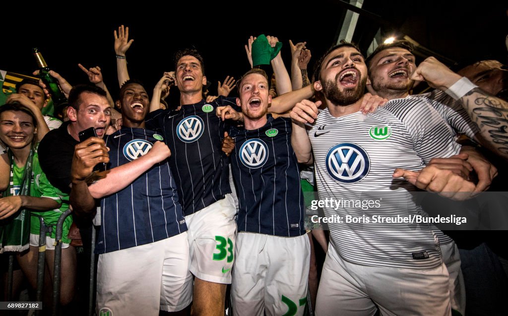 Eintracht Braunschweig v VfL Wolfsburg - Bundesliga Playoff Leg 2