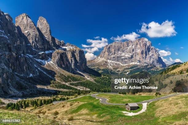dolomite alps, panorama, south tyrol, italy, europe - trentino stock pictures, royalty-free photos & images