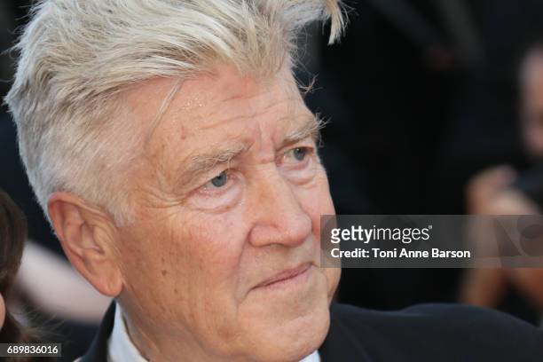 David Lynch attends the Closing Ceremony during the 70th annual Cannes Film Festival at Palais des Festivals on May 28, 2017 in Cannes, France.