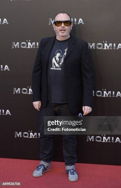 Carlos Areces attends 'The Mummy' premiere at Callao cinema on May 29, 2017 in Madrid, Spain.