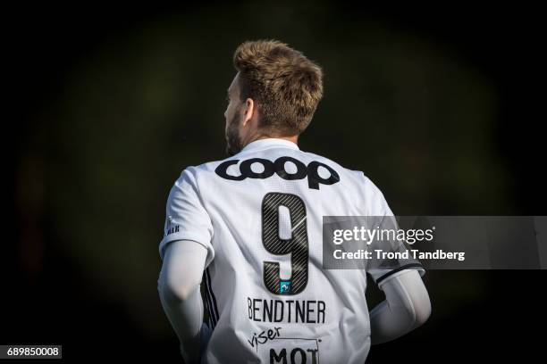 Nicklas Bendtner of Rosenborg during Second Round Norwegian Cup between Tynset IL v Rosenborg at Nytromoen on May 24, 2017 at Nytromoen in Tynset,...