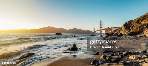 playa san francisco marshall - pyramid rock beach fotografías e imágenes de stock