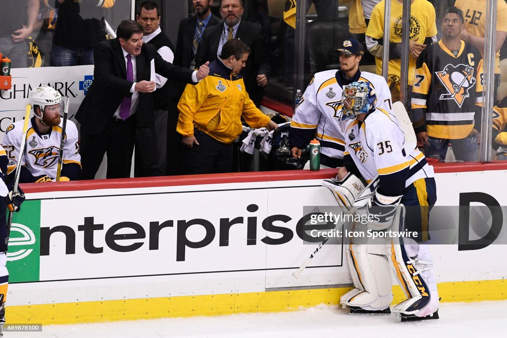NHL: MAY 29 Stanley Cup Finals Game 1  Predators at Penguins