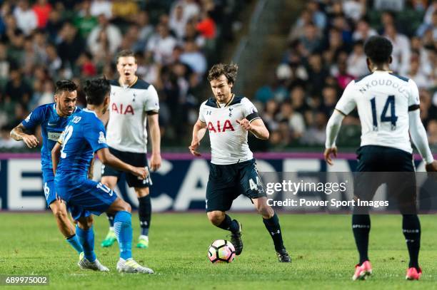 Tottenham Hotspur Midfielder Filip Lesniak during the Friendly match between Kitchee SC and Tottenham Hotspur FC at Hong Kong Stadium on May 26, 2017...