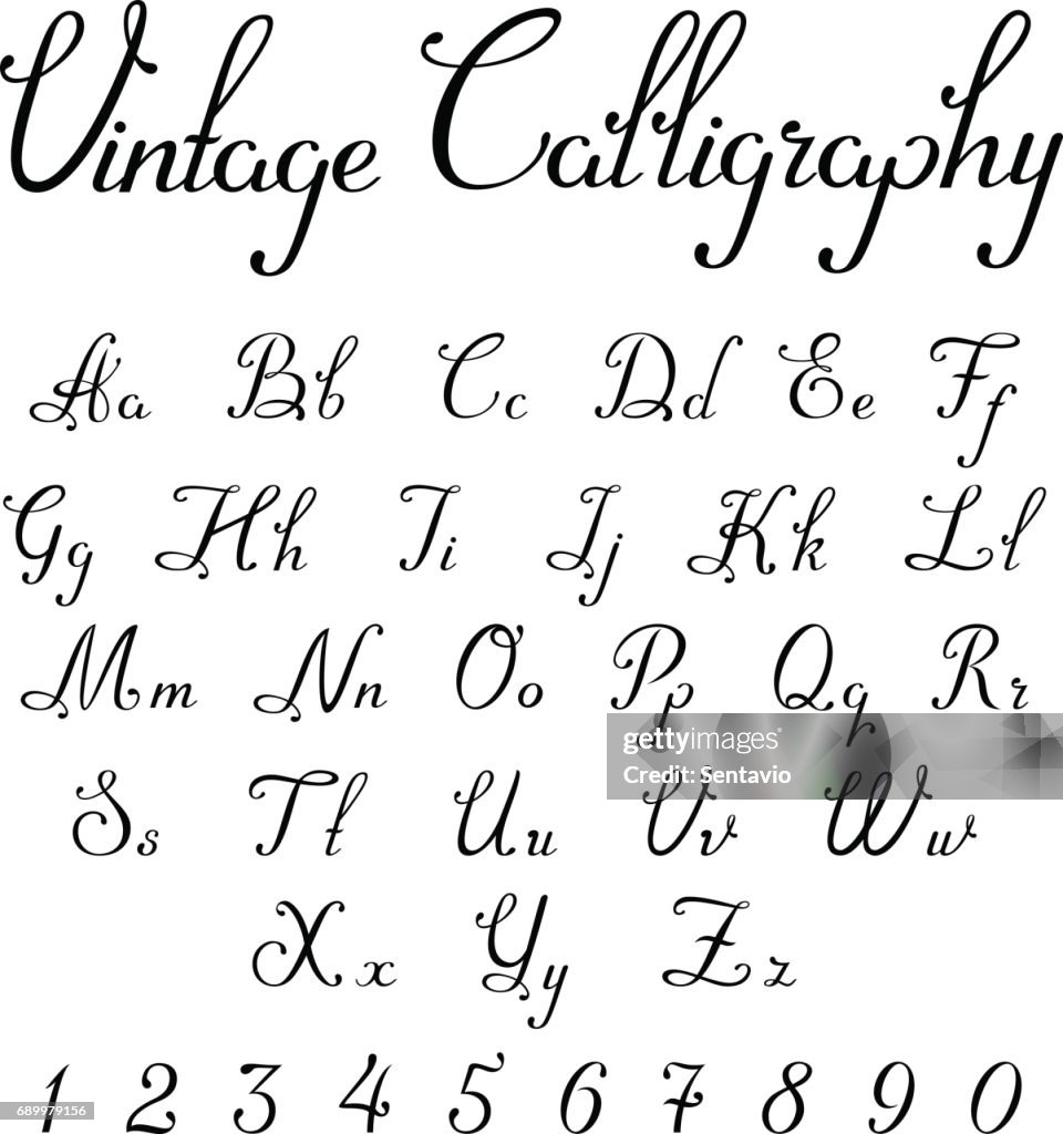 Script Type Letters Letter S Script Font