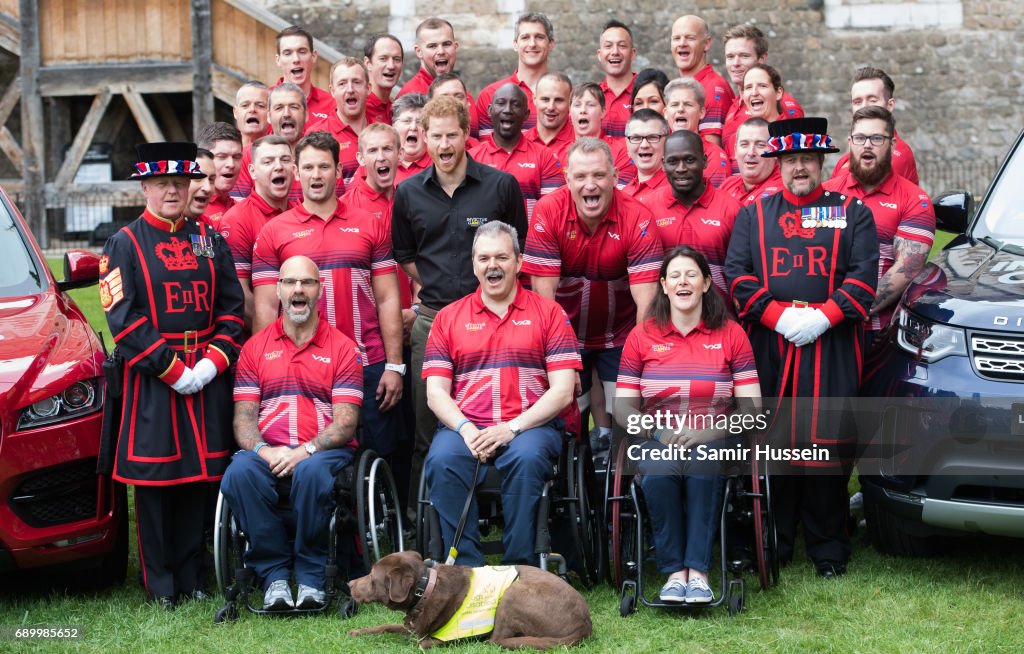 Prince Harry Attends UK Team Launch For Invictus Games Toronto 2017 - Tower Of London