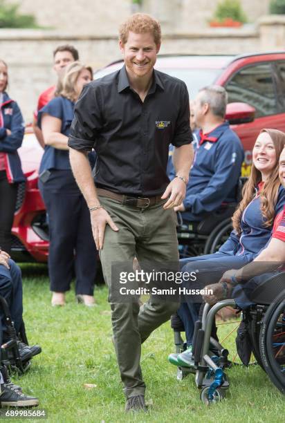 Prince Harry attends UK Team launch for Invictus Games Toronto 2017 at Tower of London on May 30, 2017 in London, England.