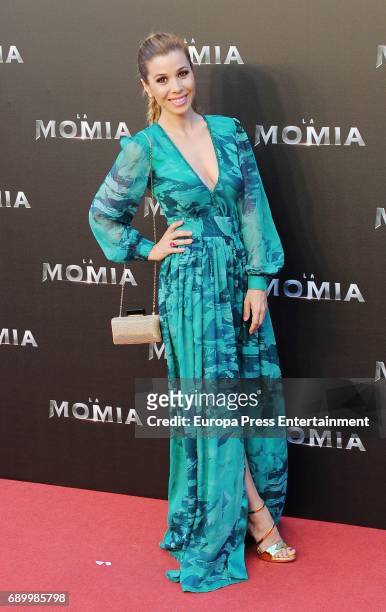 Natalia attends the premiere for 'The Mummy' at Callao Cinema on May 29, 2017 in Madrid, Spain.