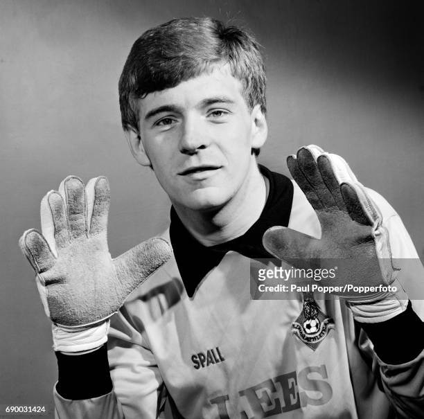 Oldham Athletic goalkeeper Andy Goram, circa 1983.