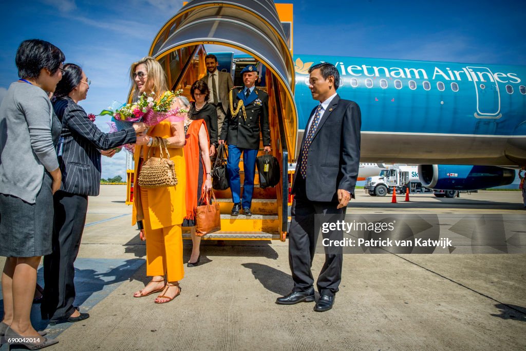 Queen Maxima On A Three Day Visit In Vietman : Day One