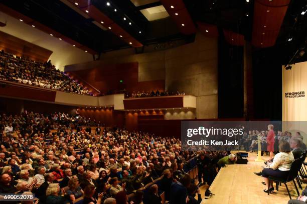 Nicola Sturgeon launches the SNP general election manifesto, after it was delayed for a week in the aftermath of the Manchester bombing, on May 30,...