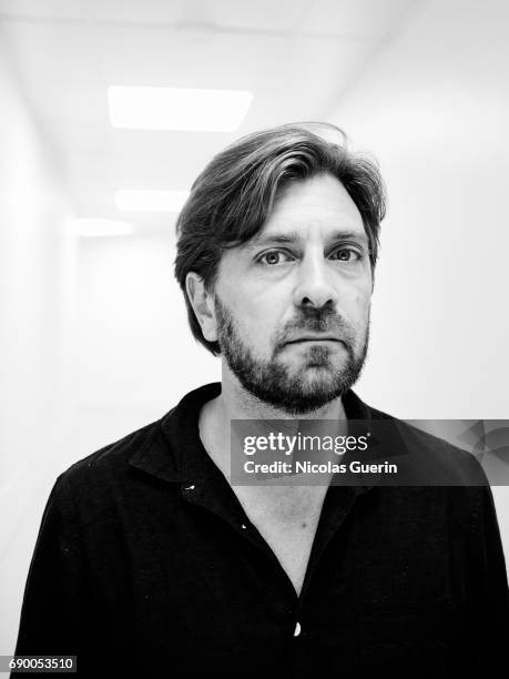 Film director Ruben Ostlund is photographed on May 23, 2017 in Cannes, France.