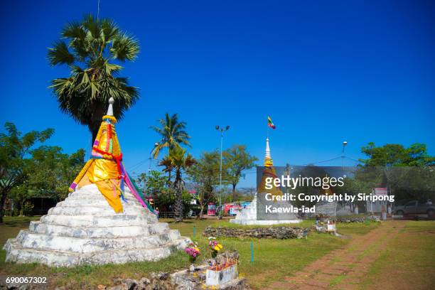 three pagodas pass in kanchanaburi province, thailand - myanmar war stock pictures, royalty-free photos & images