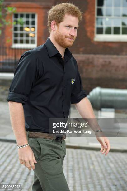 Prince Harry attends the UK Team launch for Invictus Games Toronto 2017 at Tower of London on May 30, 2017 in London, England.