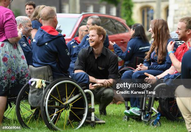 Prince Harry attends the UK Team launch for Invictus Games Toronto 2017 at Tower of London on May 30, 2017 in London, England.