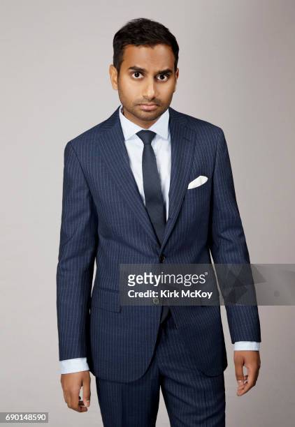 Actor, comedian, and director Aziz Ansari is photographed for Los Angeles Times on April 26, 2017 in Los Angeles, California. PUBLISHED IMAGE. CREDIT...