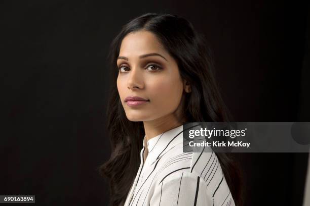 Actress Freida Pinto is photographed for Los Angeles Times on May 17, 2017 in Los Angeles, California. PUBLISHED IMAGE. CREDIT MUST READ: Kirk...