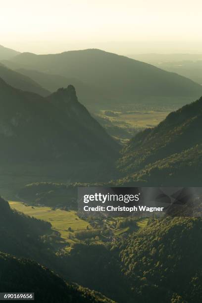 kloster ettal - aussicht genießen 個照片及圖片檔