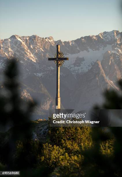 bavaria alps - wettersteingebirge - sorglos stockfoto's en -beelden