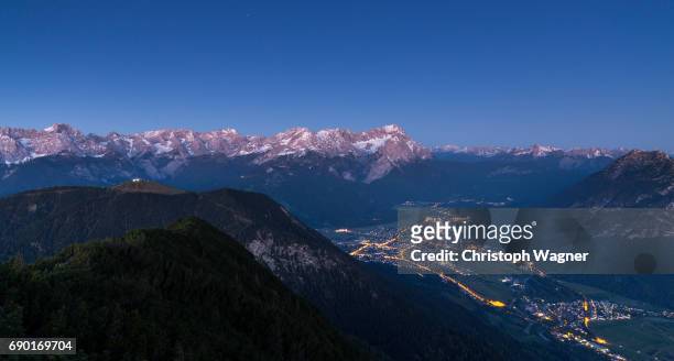 bavaria alps - wettersteingebirge - sorglos foto e immagini stock