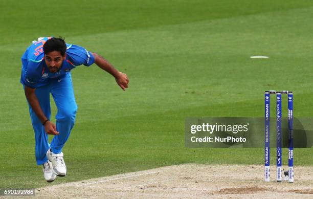 India players during the ICC Champions Trophy Warm-up match between India and Bangladesh at The Oval in London on May 30, 2017