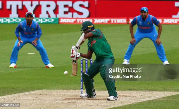 Rubel Hossain of Bangladesh during the ICC Champions Trophy Warm-up match between India and Bangladesh at The Oval in London on May 30, 2017